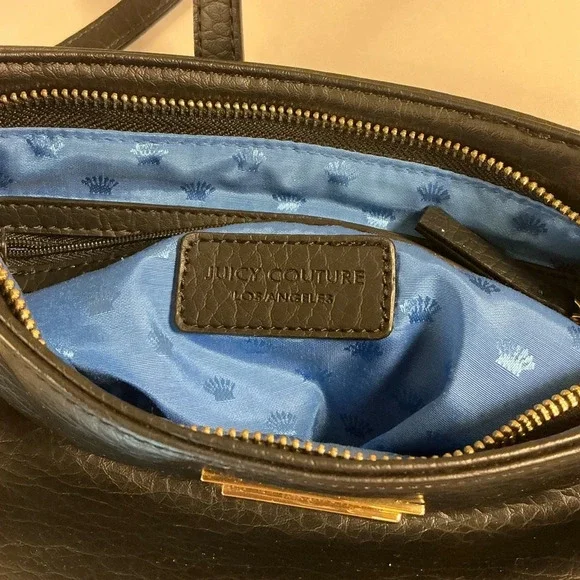 Small Black Leather JUICY COUTURE Crossbody Bag - Picture 4 of 4